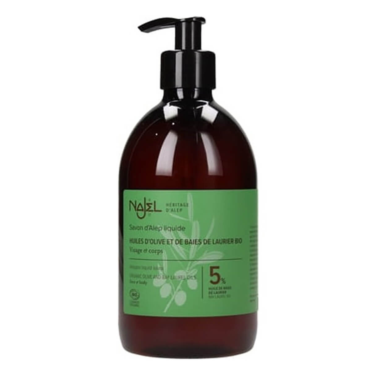 Mydło Aleppo w płynie 500ml – Najel