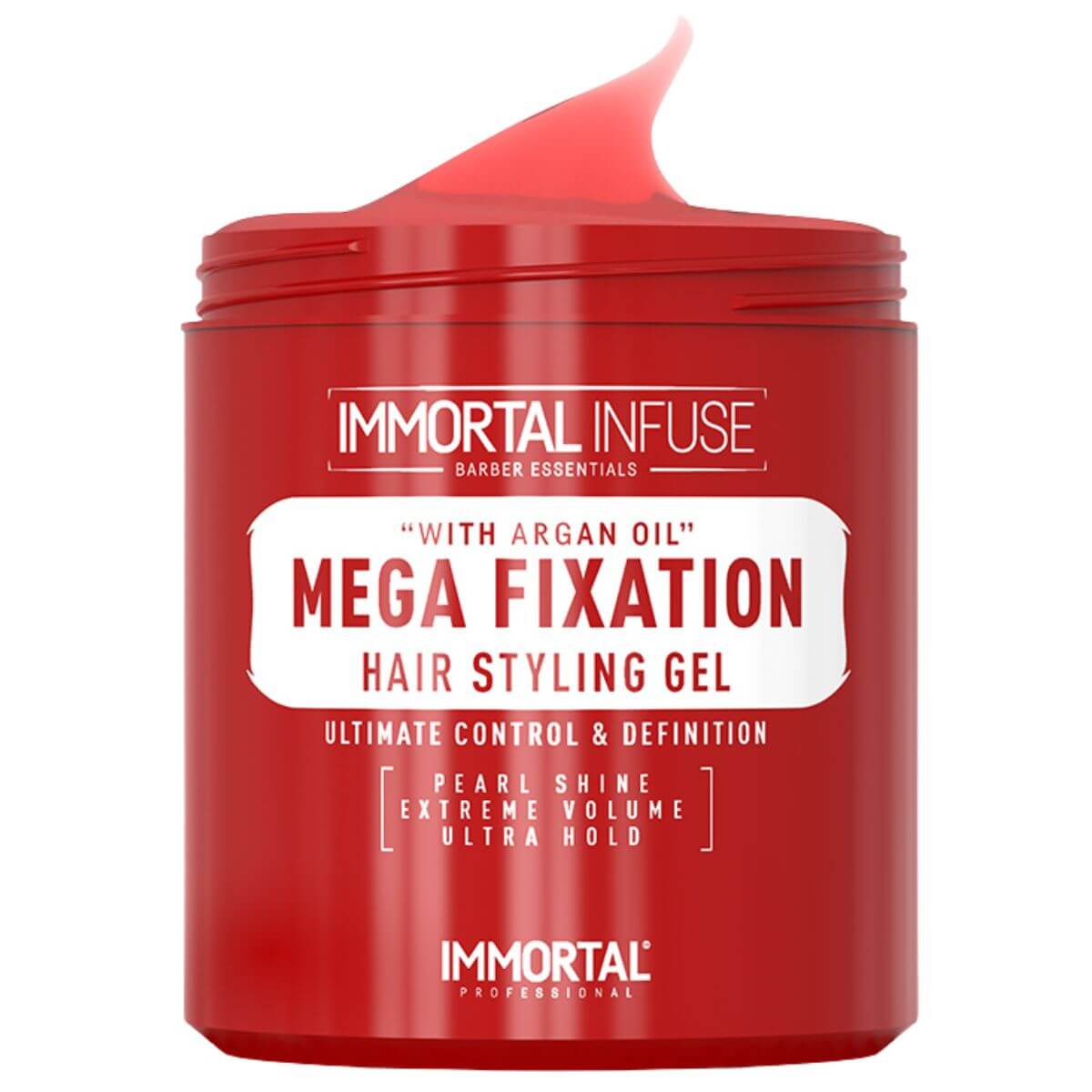 ARGAN MEGA FIXATION HAIR STYLING GEL 500 ml Immortal Italia