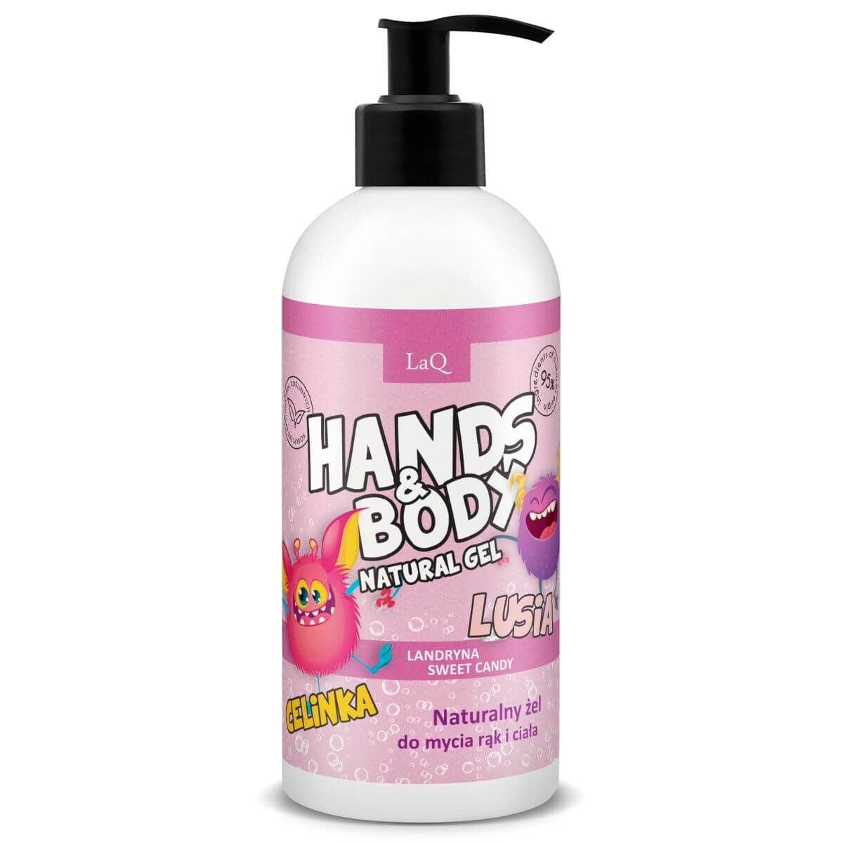 LaQ Żel pod prysznic CELINKA i LUSIA o zapachu landrynki 300 ml