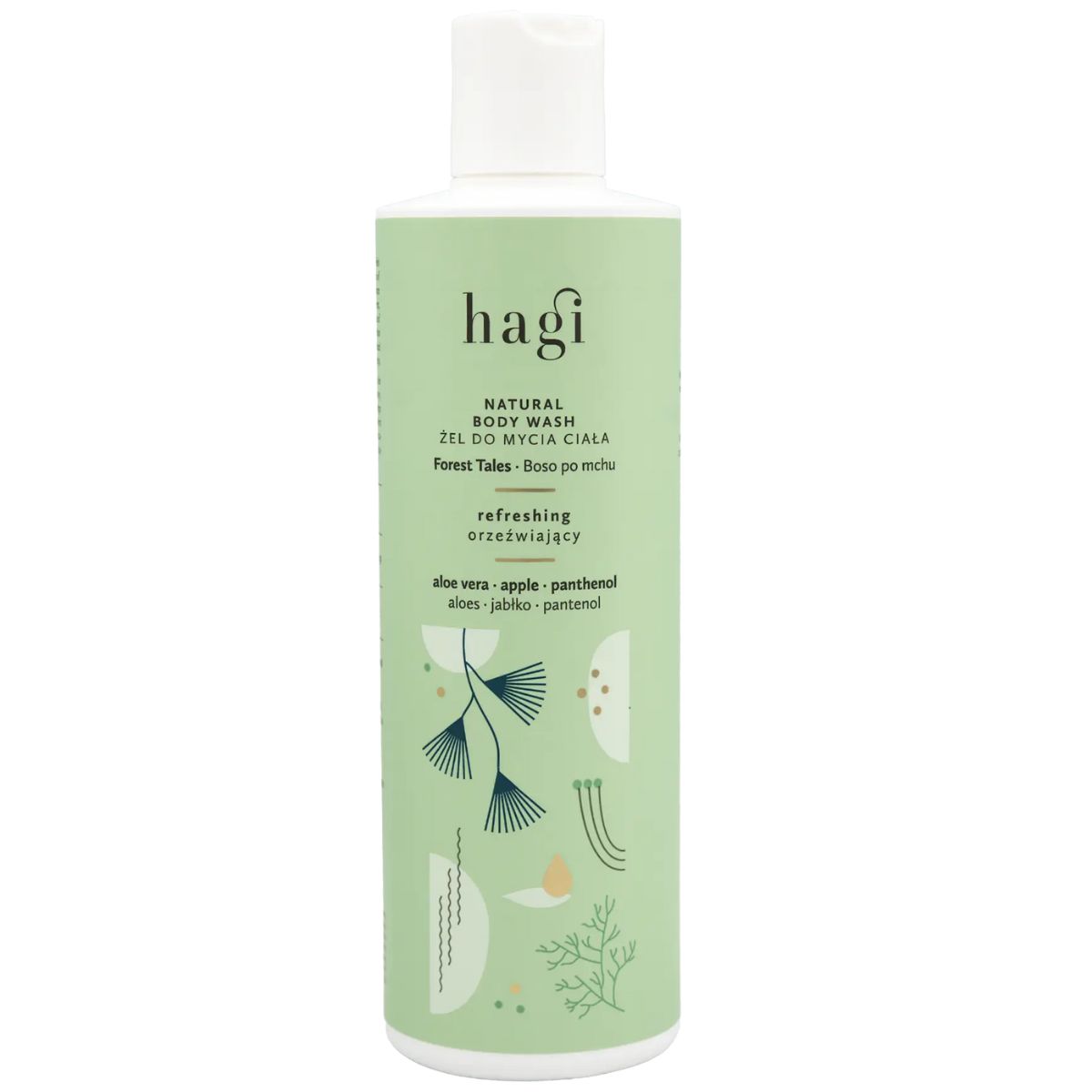 Hagi naturalny orzeźwiający żel do mycia ciała Boso po Mchu 300 ml